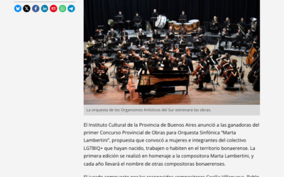 Concurso obras sinfónicas Marta Lambertini